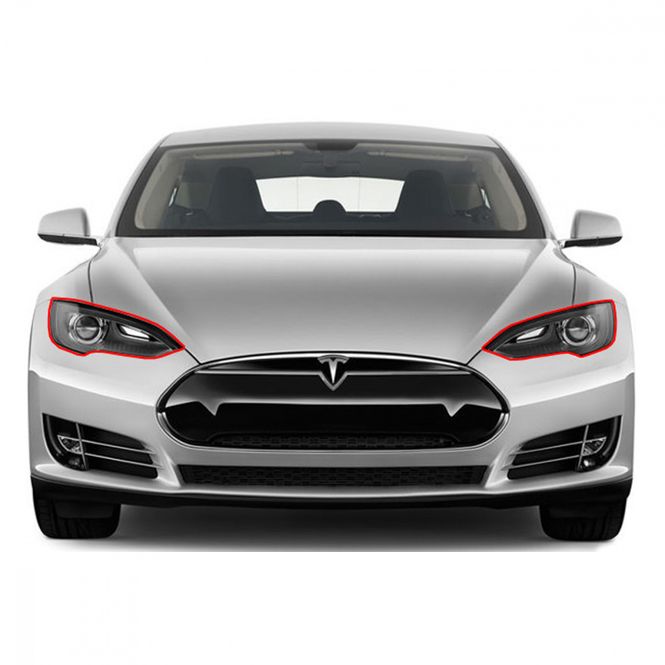 Hovedbilde Tesla Model S 2012-> Lyktbeskytter Folie
