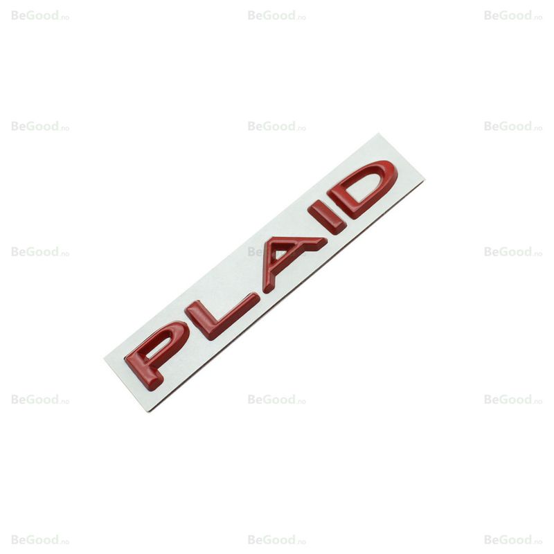 Tesla Plaid Emblem